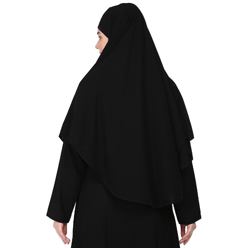 instant hijab black